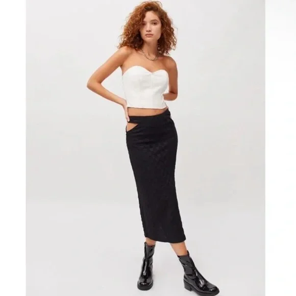 Urban Outfitters Skirts Urban Outfitters Delia Vstrap Skirt